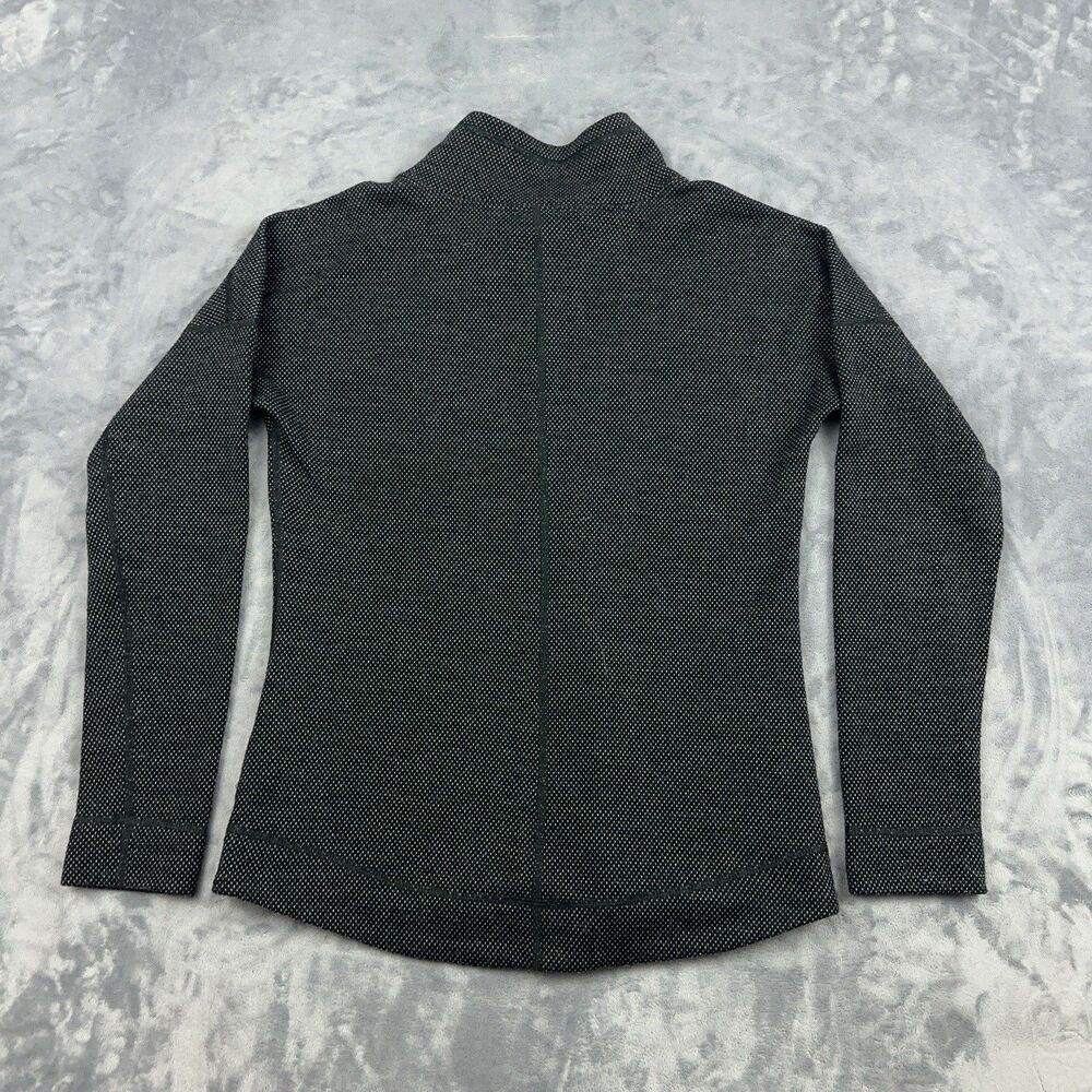 Marmot Addy Sweater Womens Size S Black Gray Mock Neck Pullover Wool Blend - Picture 2 of 6